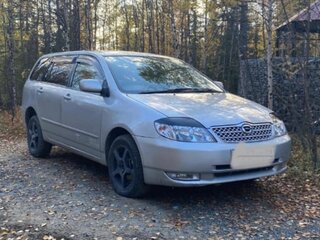 2003 Toyota Corolla Fielder IX (E120, E130), серый, 550000 рублей, вид 1