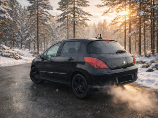 2008 Peugeot 308 I, чёрный, 499000 рублей, вид 4