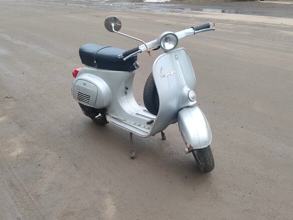 1969 Vespa S 50, серебристый, 249000 рублей