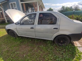 2007 Renault Logan I, серый, 210000 рублей, вид 4