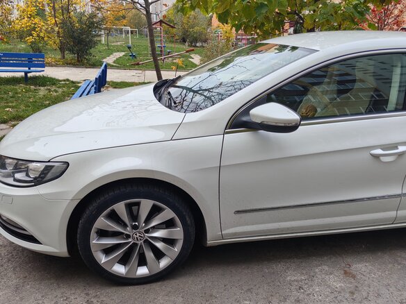 2013 Volkswagen Passat CC I Рестайлинг, белый, 1650000 рублей - вид 3