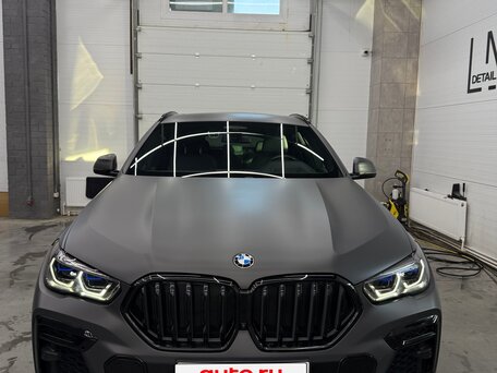 2022 BMW X6 40d III (G06), серый, 10000000 рублей, вид 4