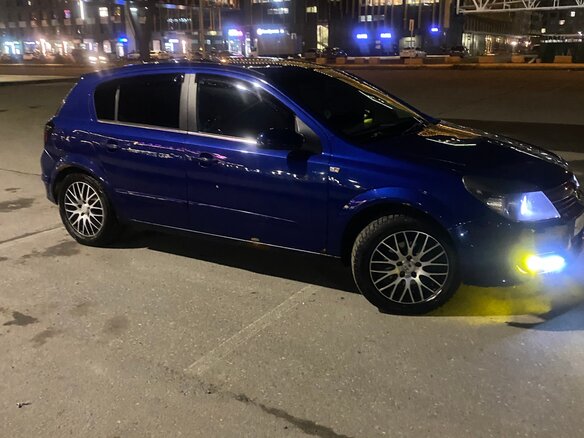 2006 Opel Astra H, синий, 300000 рублей - вид 5