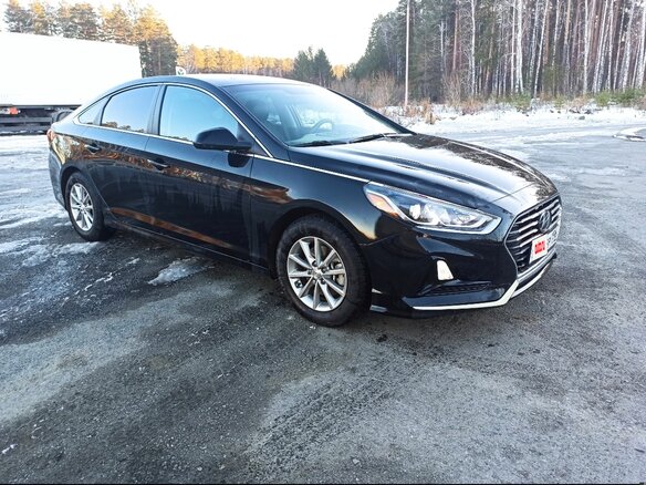 2018 Hyundai Sonata VII (LF) Рестайлинг, чёрный, 1600000 рублей - вид 9