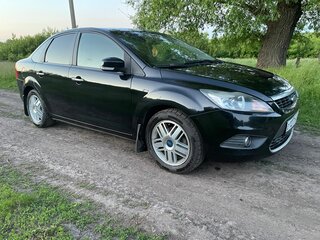2009 Ford Focus II Рестайлинг, чёрный, 510000 рублей, вид 2