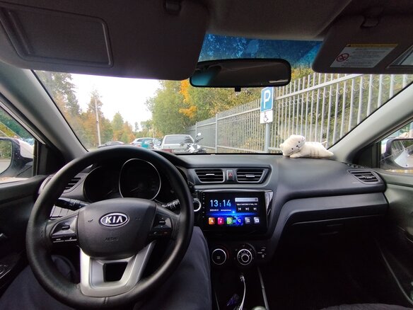 2012 Kia Rio III, белый, 595000 рублей - вид 2