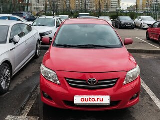 2007 Toyota Corolla AMT X (E140, E150), красный, 950000 рублей, вид 2
