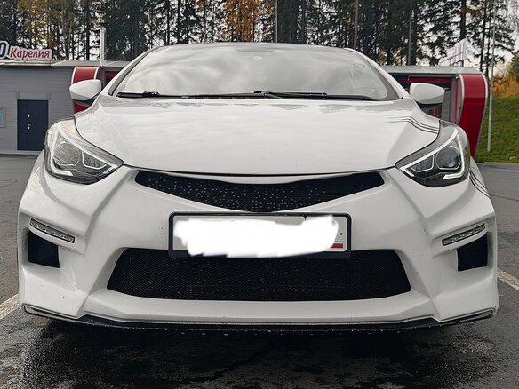 2011 Hyundai Elantra V (MD), белый, 680000 рублей - вид 1