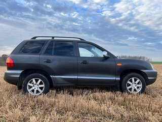 2004 Hyundai Santa Fe I, чёрный, 550000 рублей, вид 4
