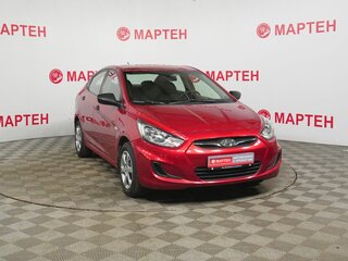 2011 Hyundai Solaris I, красный, 717000 рублей, вид 3