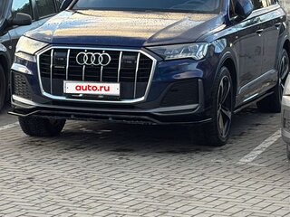 2020 Audi Q7 45 TDI II (4M) Рестайлинг, синий, 7000000 рублей, вид 3