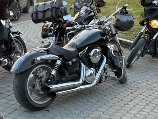 2002 Kawasaki VN1500 Vulcan, синий, 365000 рублей, вид 3