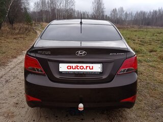 2014 Hyundai Solaris I Рестайлинг, коричневый, 950000 рублей, вид 5