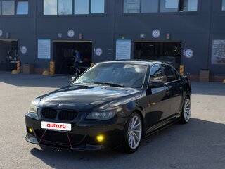 2008 BMW 5 серии 520d V (E60/E61) Рестайлинг, чёрный, 1050000 рублей, вид 5