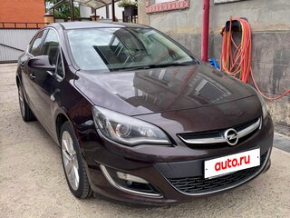 2014 Opel Astra J Рестайлинг, коричневый, 799000 рублей, вид 2