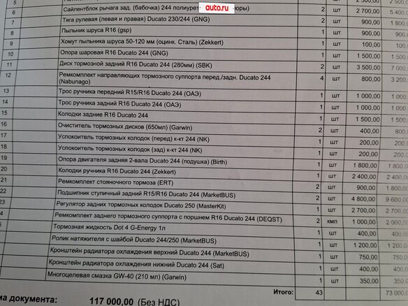 2010 Fiat Professional Ducato, белый, 850000 рублей - вид 7