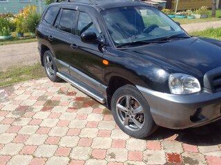 2004 Hyundai Santa Fe I, чёрный, 600000 рублей, вид 3