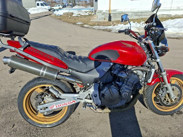 1998 Honda CB 600F Hornet, красный, 305000 рублей