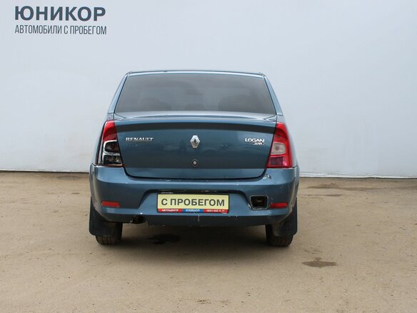 2010 Renault Logan I Рестайлинг, синий, 119000 рублей - вид 4