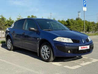 2008 Renault Megane II Рестайлинг, синий, 420000 рублей, вид 3