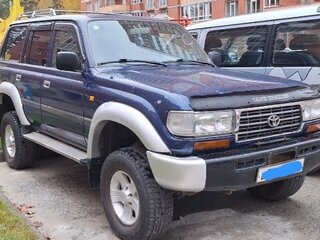1997 Toyota Land Cruiser 80 Series Рестайлинг, синий, 1800000 рублей, вид 3