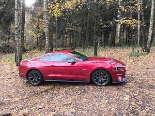 2021 Ford Mustang VI Рестайлинг, красный, 3940000 рублей, вид 5