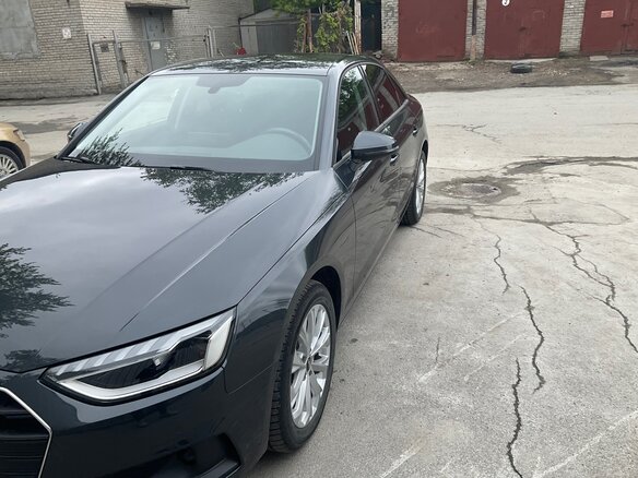 2021 Audi A4 35 TFSI V (B9) Рестайлинг, серый, 3950000 рублей - вид 8