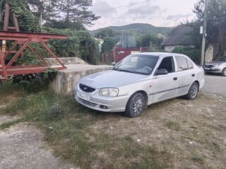 2007 Hyundai Accent ТагАЗ II, серебристый, 320000 рублей, вид 1
