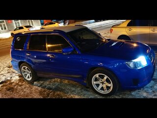 2007 Subaru Forester II Рестайлинг, синий, 970000 рублей, вид 3