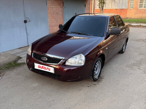 2010 Lada (ВАЗ) Priora I, пурпурный, 375000 рублей - вид 6