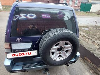 1998 Toyota Land Cruiser Prado 90 Series, синий, 860000 рублей, вид 3