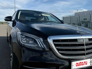 2018 Mercedes-Benz S-Класс 350 d Long VI (W222, C217) Рестайлинг, чёрный, 5500000 рублей, вид 3