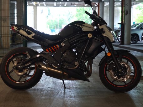 2016 Kawasaki ER-6N, белый, 550000 рублей, вид 3