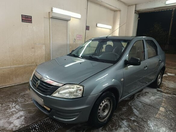 2011 Renault Logan I Рестайлинг, серый, 300000 рублей