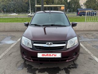 2013 Lada (ВАЗ) Granta I, красный, 375000 рублей, вид 5