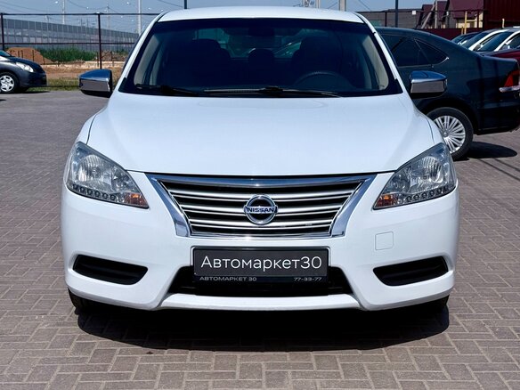 2015 Nissan Sentra VII (B17), белый, 1129990 рублей - вид 1