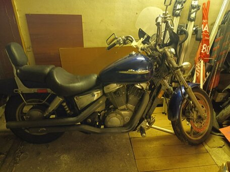 2004 Honda VT 1100, синий, 415000 рублей, вид 2