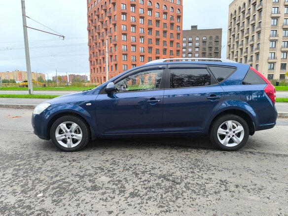 2008 Kia Ceed I, синий, 750000 рублей - вид 5