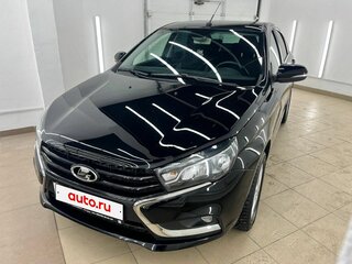 2021 Lada (ВАЗ) Vesta I, чёрный, 1159000 рублей, вид 3
