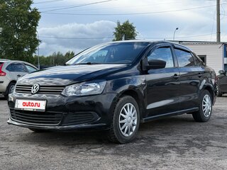 2013 Volkswagen Polo V, чёрный, 439999 рублей, вид 1