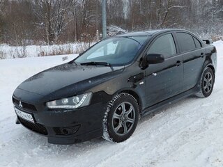 2008 Mitsubishi Lancer X, чёрный, 550000 рублей, вид 3
