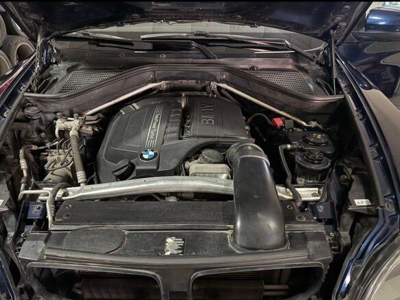 2012 BMW X6 35i I (E71) Рестайлинг, синий, 2400000 рублей - вид 10