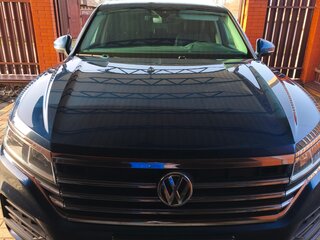2018 Volkswagen Touareg III, синий, 5000000 рублей, вид 3