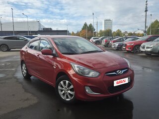 2012 Hyundai Solaris I, красный, 590000 рублей, вид 2