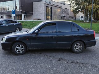 2008 Hyundai Accent ТагАЗ II, чёрный, 280000 рублей, вид 2