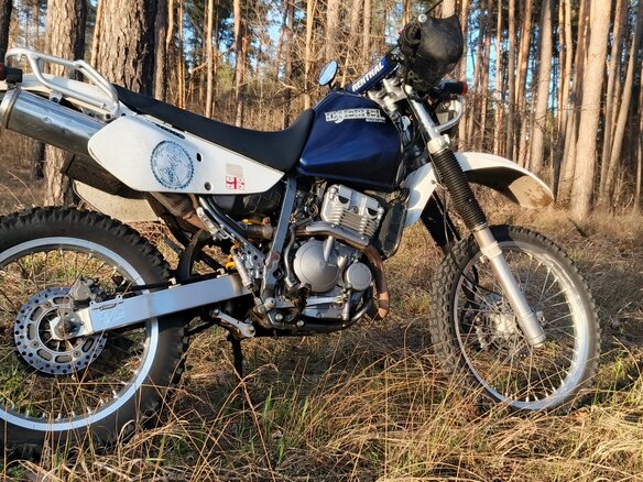 2004 Suzuki Djebel 250, синий, 300000 рублей