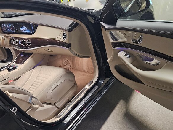 2019 Mercedes-Benz S-Класс 560 Long VI (W222, C217) Рестайлинг, чёрный, 4050000 рублей - вид 8