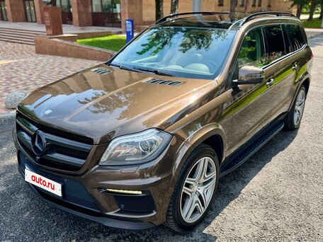 2015 Mercedes-Benz GL-Класс 350 II (X166), коричневый, 4190000 рублей, вид 2