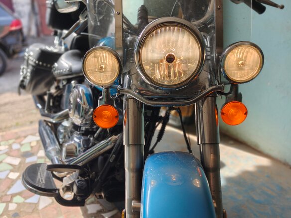 2011 Harley-Davidson Heritage, голубой, 1150000 рублей - вид 5
