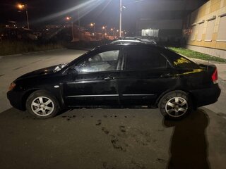 2008 Kia Cerato I Рестайлинг, чёрный, 330000 рублей, вид 3